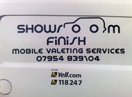 van signage showing logo