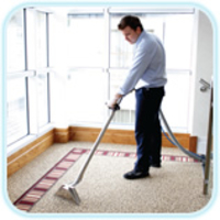 cleaning carpet