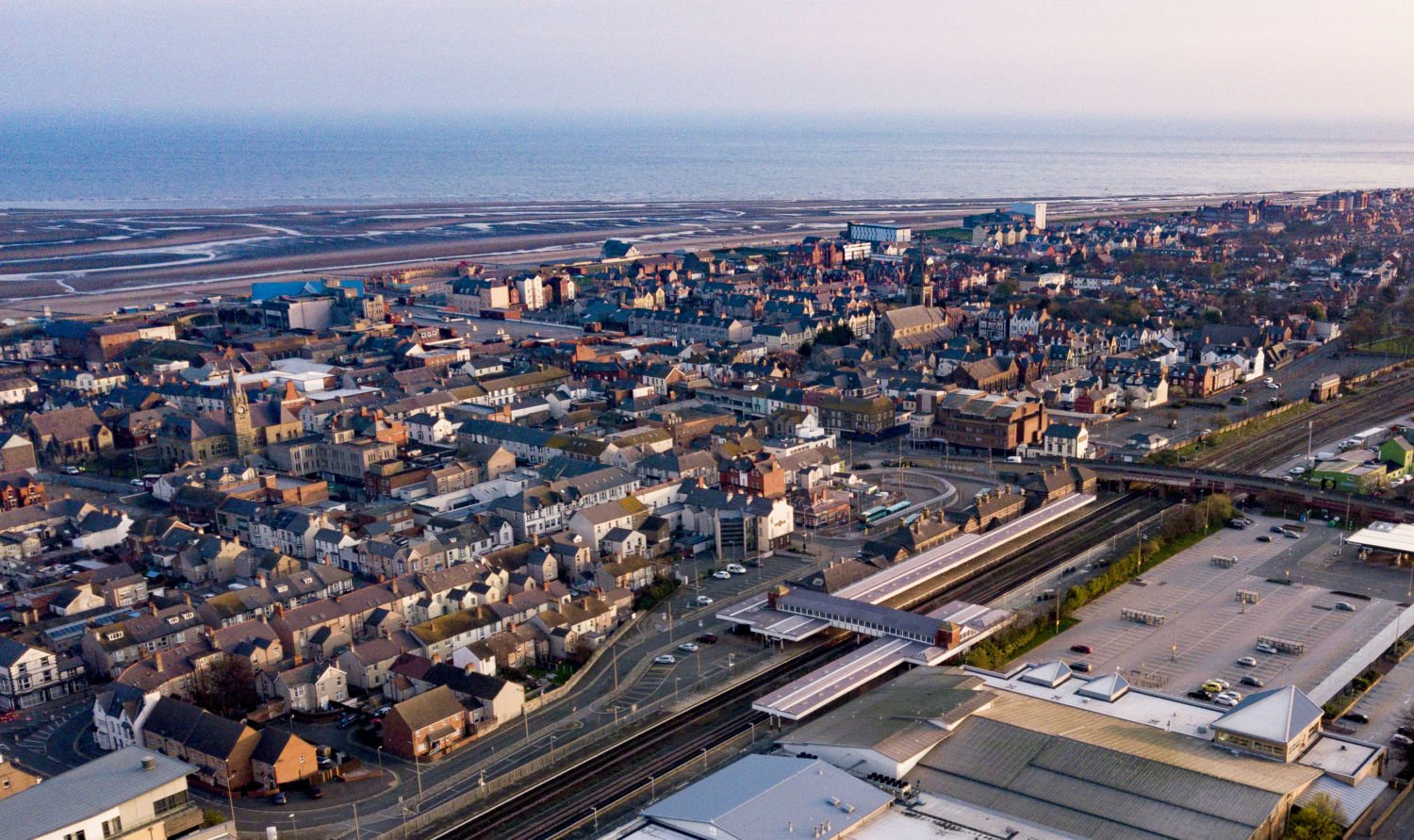 Aerial view Rhyl by Livetech Air