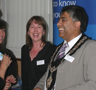 Mayor of Colywn Bay Cllr Abdul Khan